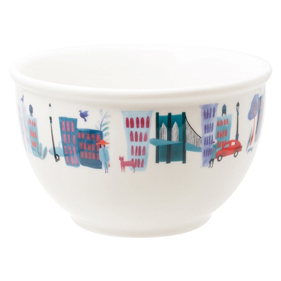 Fishs Eddy Kitchen Fishs Eddy New York City Ceramic Bowl Retro